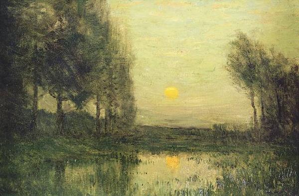 Charles Warren Eaton September Moonrise oil painting image